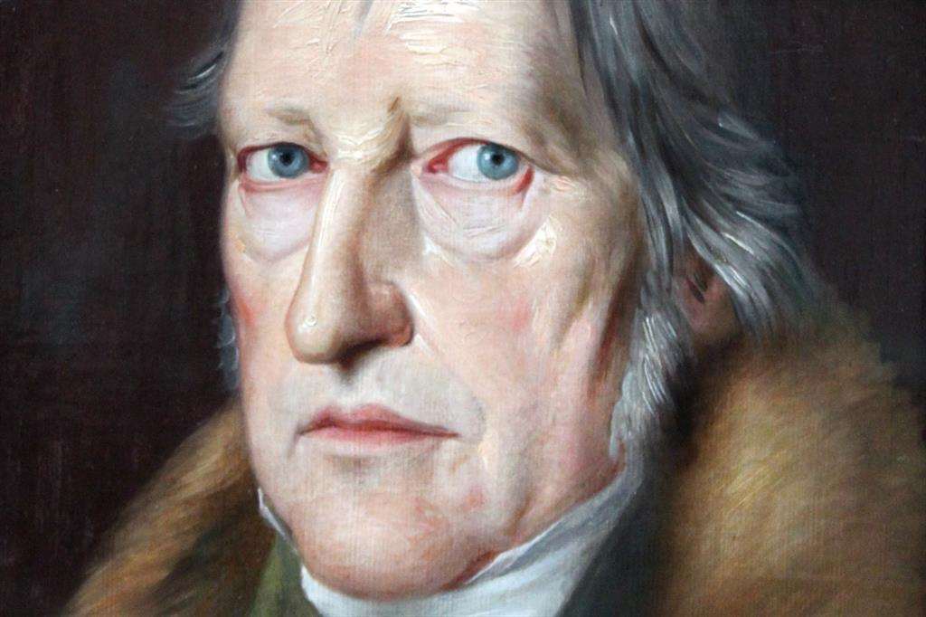 Hegel raffigurato in un ritratto del 1831 di Jakob Schlesinger