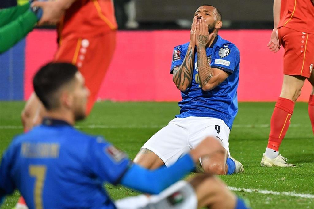 L'Italia perde con la Macedonia 0-1