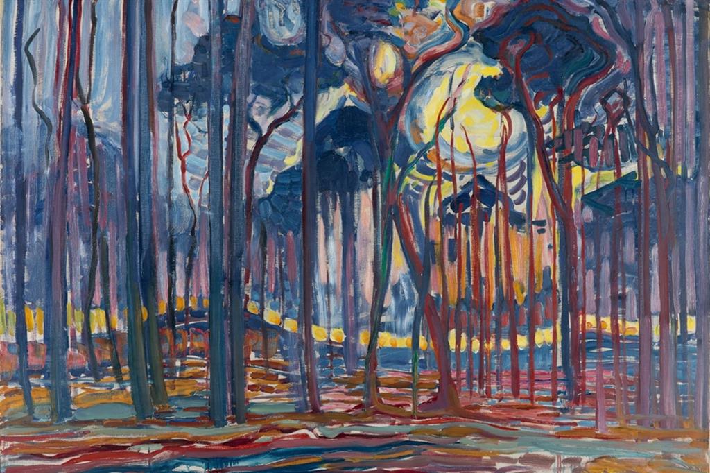 Piet Mondrian, “Bosco a Oele”, 1908