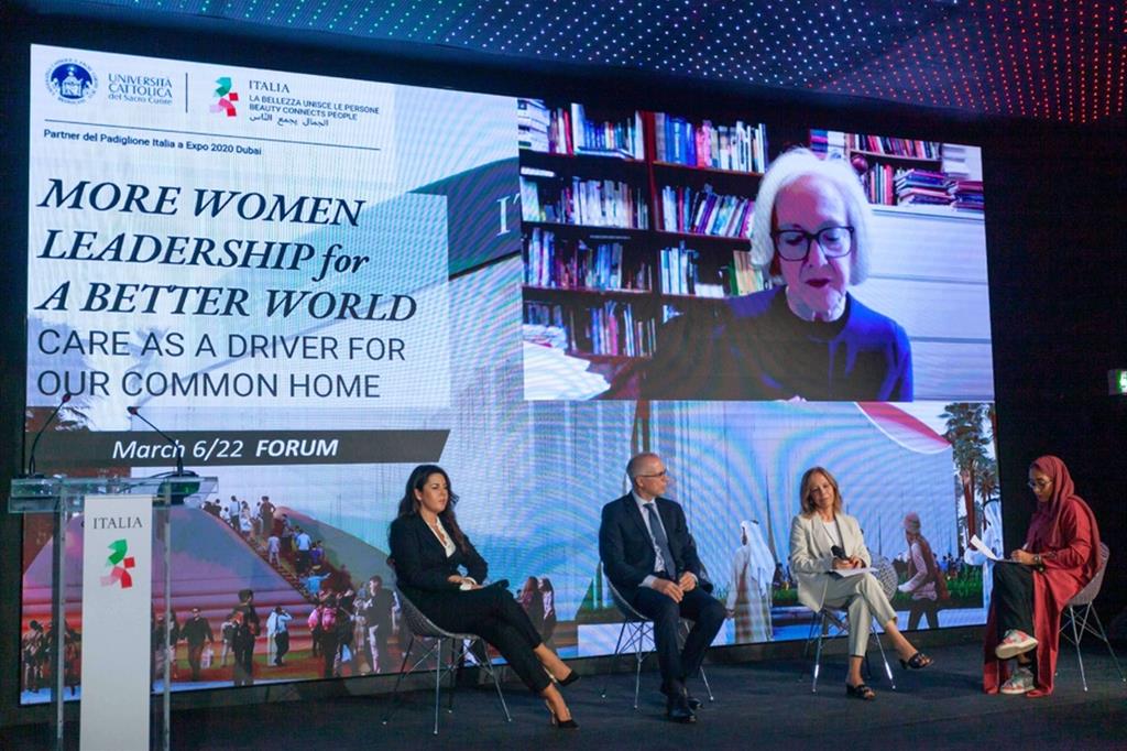 La presentazione del rapporto "Più leadership femminile per un mondo migliore" a Dubai