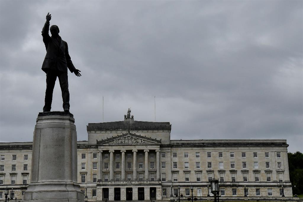 Il palazzo del Parlamento a Belfast, Irlanda del Nord