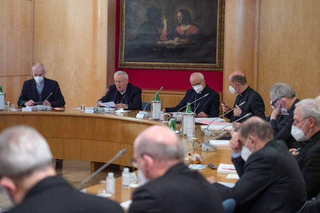 L'apertura del Consiglio episcopale permanente della Cei