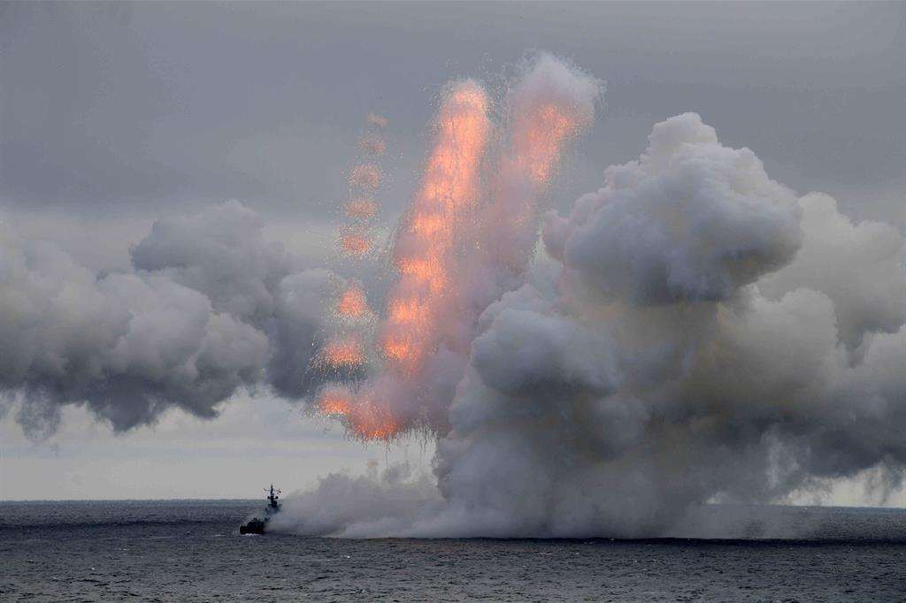 Un lancio di missili dal Mar Nero