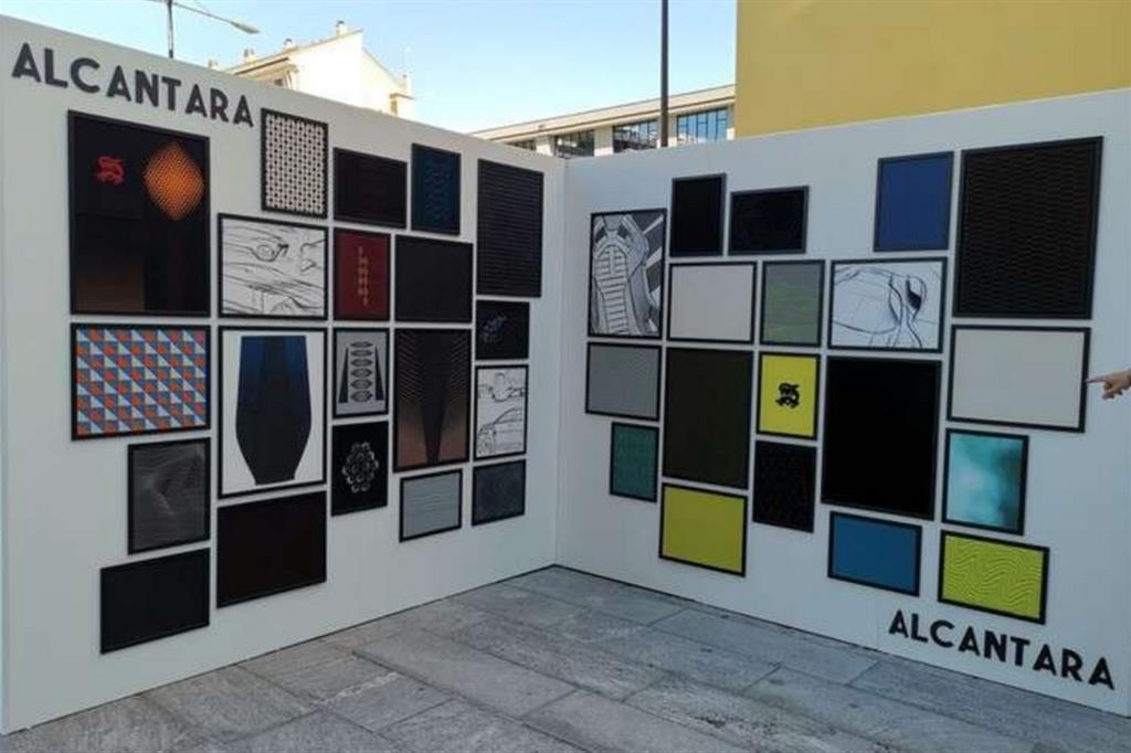 L'installazione di Alcantara all'ADI Museum di Milano