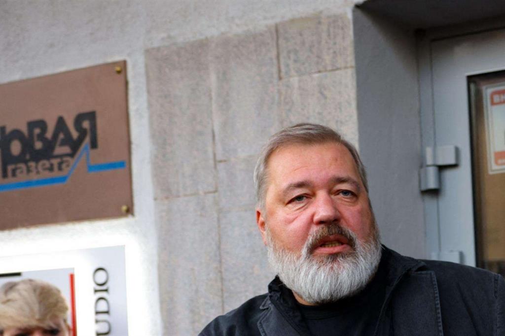 Il direttore di Novaya Gazeta, Dmitrij Muratov, premio Nobel per la Pace 2021