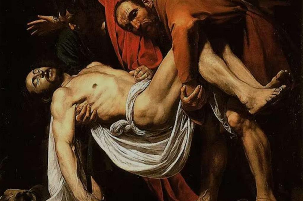 Caravaggio, “Deposizione di Cristo”, 1602-1604 Pinacoteca Vaticana