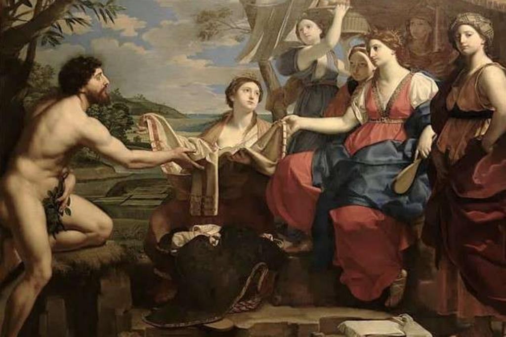 Michele Desubleo, "Ulisse e Nausicaa", post 1654