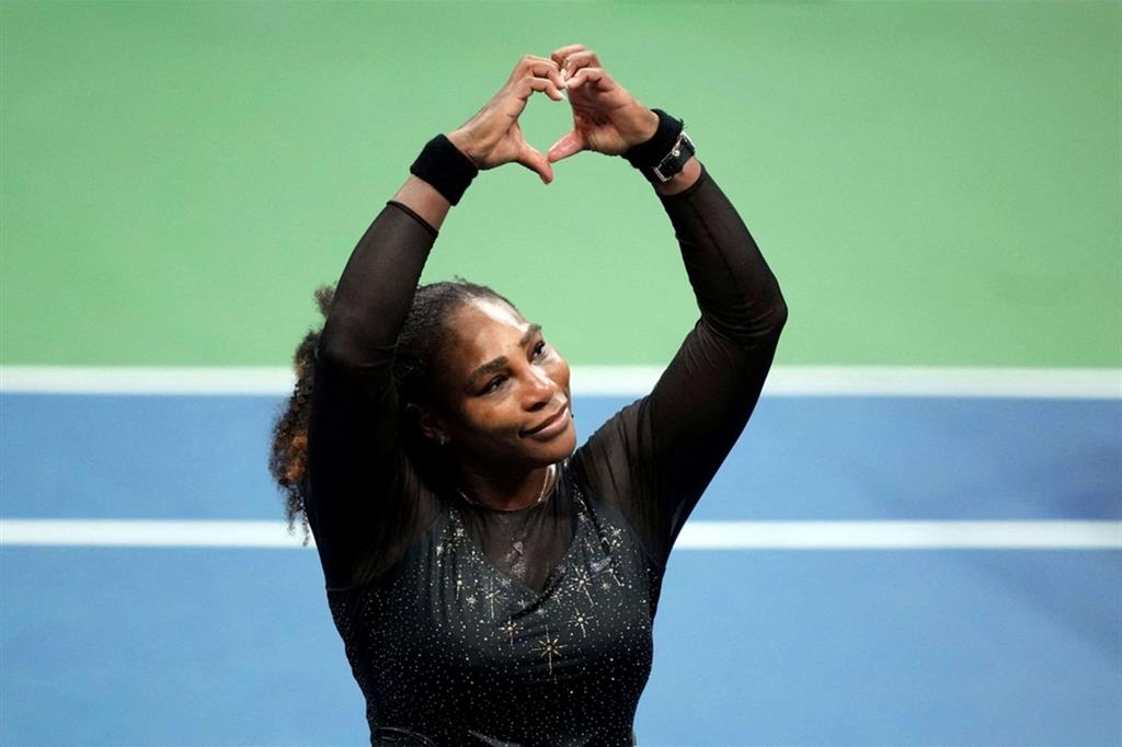 L'addio al tennis della campionessa Serena Williams