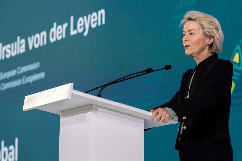 La presidente della Commissione Europea Ursula von der Leyen
