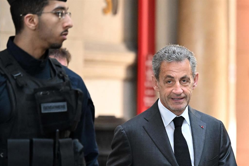 L'ex presidente della Repubblica francese Nicolas Sarkozy