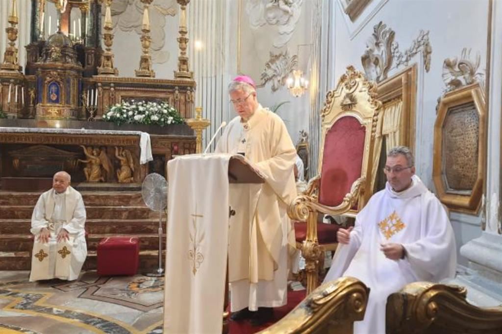 L'arcivescovo di Palermo, Corrado Lorefice
