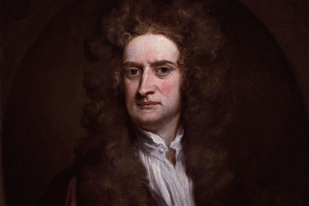 Newton ritratto da Kneller, 1702