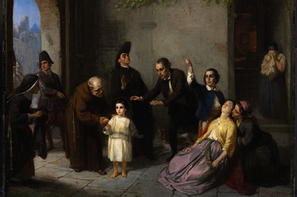 Moritz Daniel Oppenheim, "Il rapimento di Edgardo Mortara" (1862)