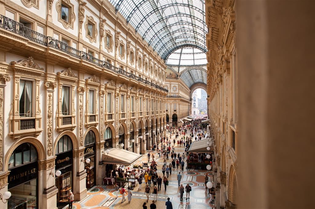 La galleria di Milano, nel cuore del lusso italiano