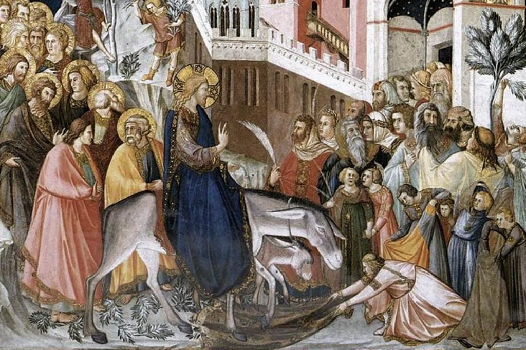 L’entrata di Gesù Cristo a Gerusalemme è un’opera di Pietro Lorenzetti