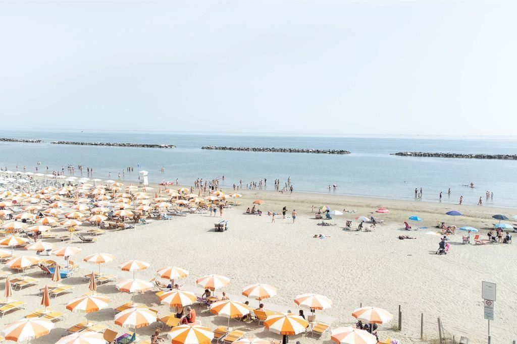 La spiaggia di Cesena