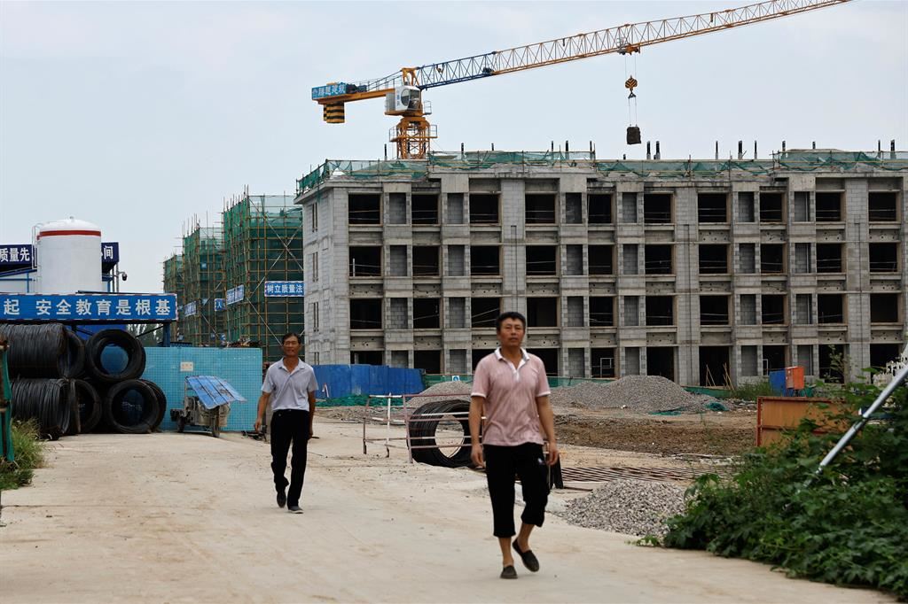 Cantieri abbandonati per la crisi del colosso immobiliare cinese Country Garden