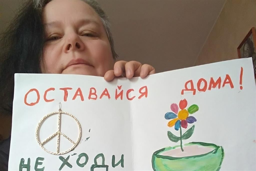 Elena Popova coordinatrice del Movimento obiettori di coscienza russi