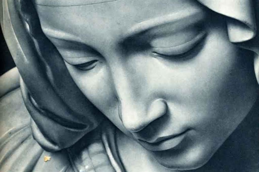 Il volto della Vergine nella Pietà Vaticana di Michelangelo