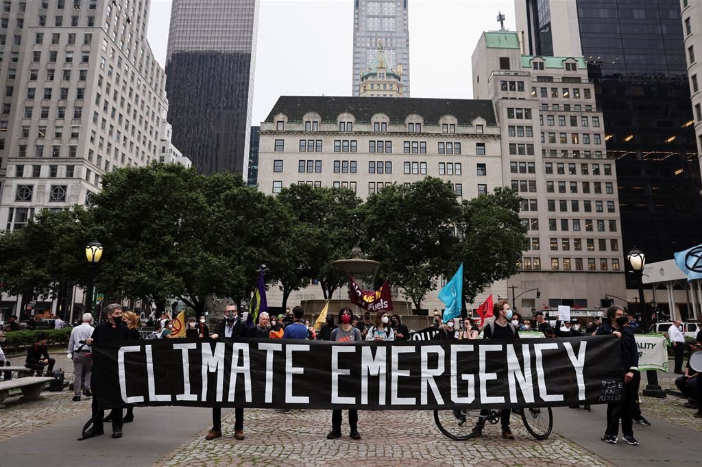 Le proteste giovedì a New York sul clima