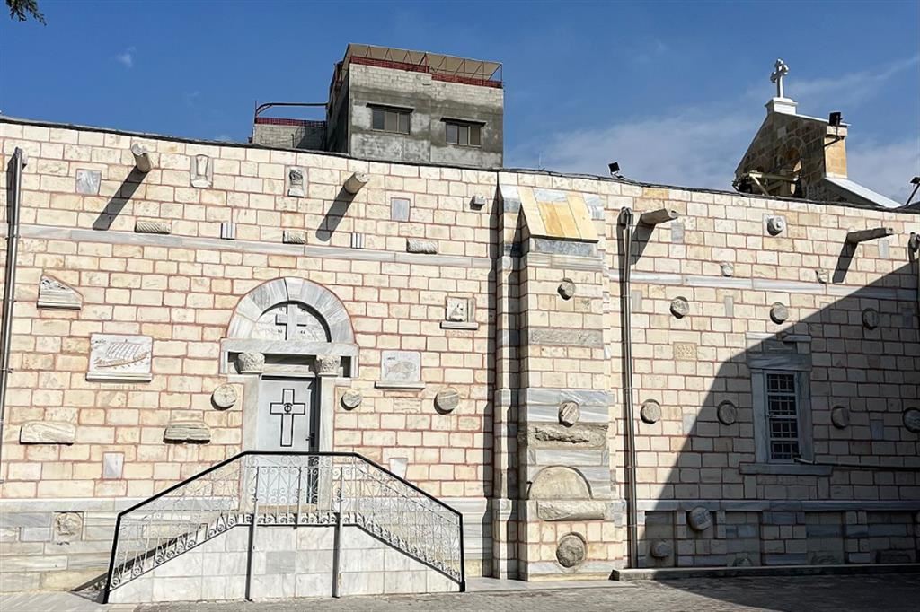 L'antica chiesa di San Porfirio a Gaza City