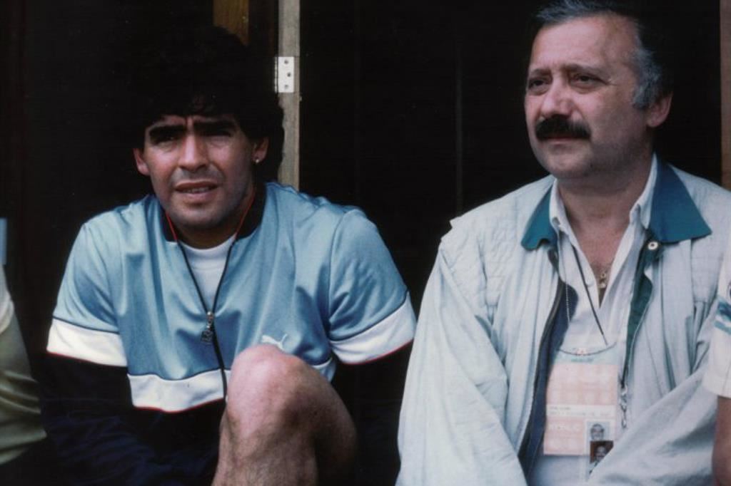 Il giornalista Gianni Minà con il suo grande amico Diego Armando Maradona