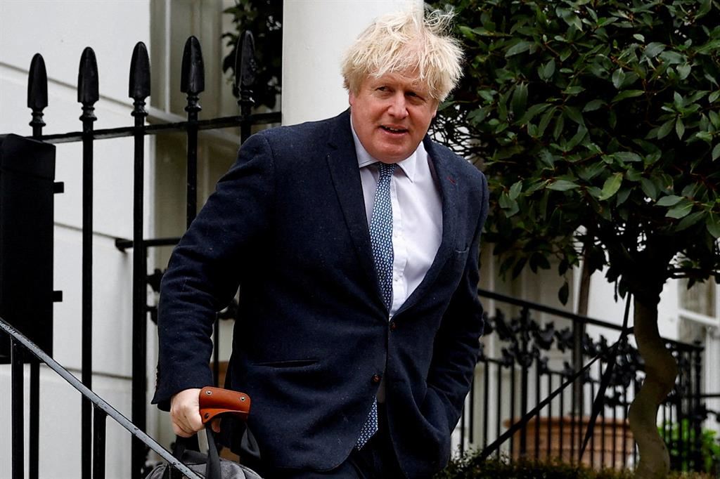 L'ex premier britannico Boris Johnson