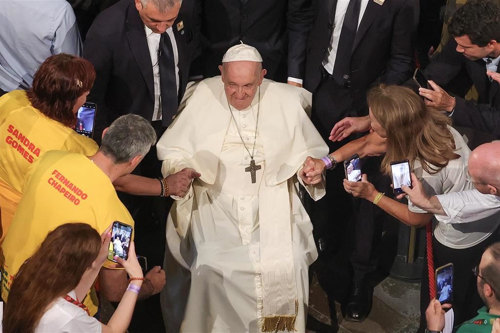 Il Papa con i giovani