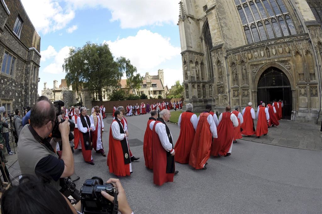 Un sinodo della Chiesa Anglicana a Canterbury