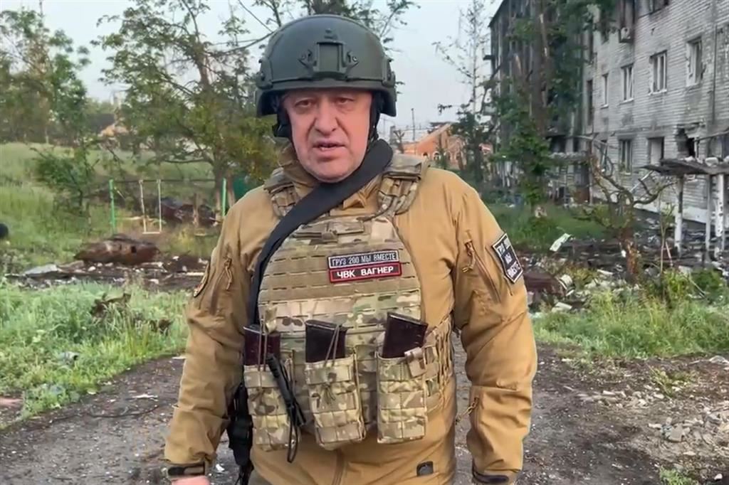 Il capo del gruppo militare russo Wagner, Yevgeny Prigozhin