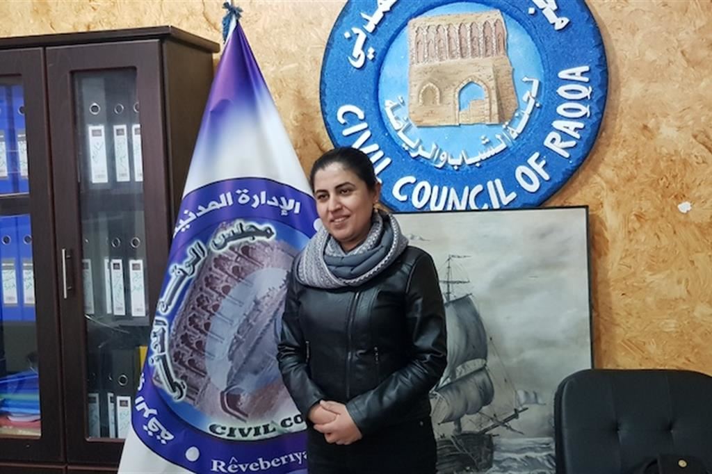 Leila Mustafa, sindaca di Raqqa dal 2017 al 2022