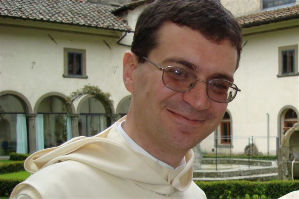Un immagine del benedettino camaldolese Matteo Ferrari ora priore generale del Congregazione monastica