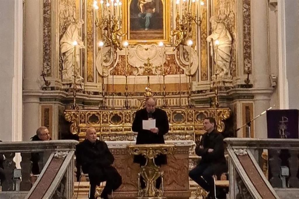 Monsignor Giacomo Cirulli annuncia la sua nomina a vescovo di Sessa Aurunca