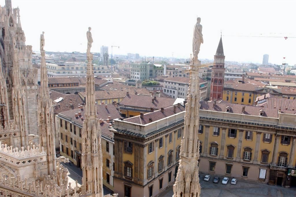 Il Duomo visto dall'alto