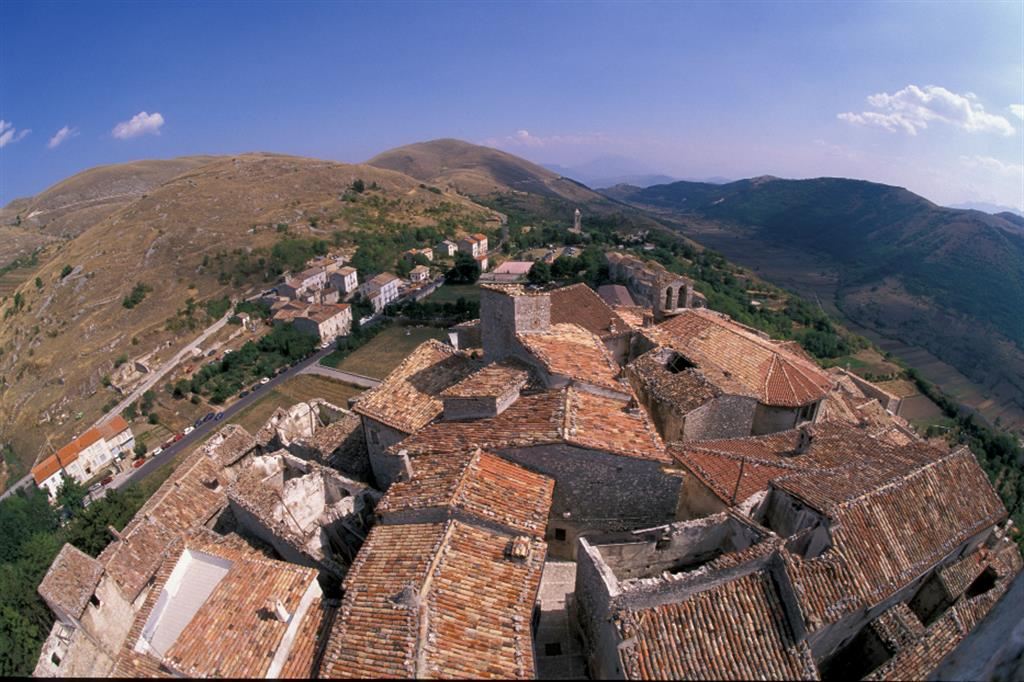 Un piccolo comune montano in Abruzzo