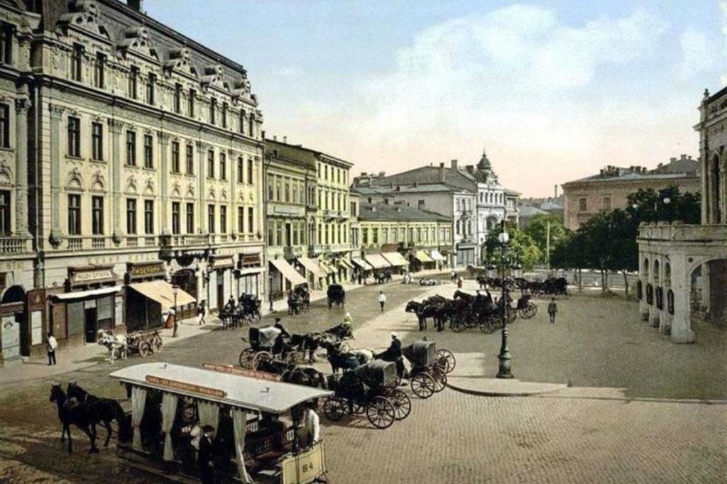 Una veduta di Bucarest ai primi del Novecento