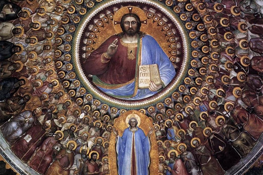 La rappresentazione del Paradiso, nel Battistero del Duomo di Padova