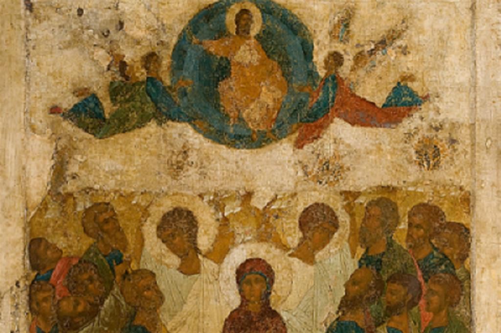 L’icona dell'Ascensione di Andrej Rublëv. Mosca, Galleria Tret’jakov