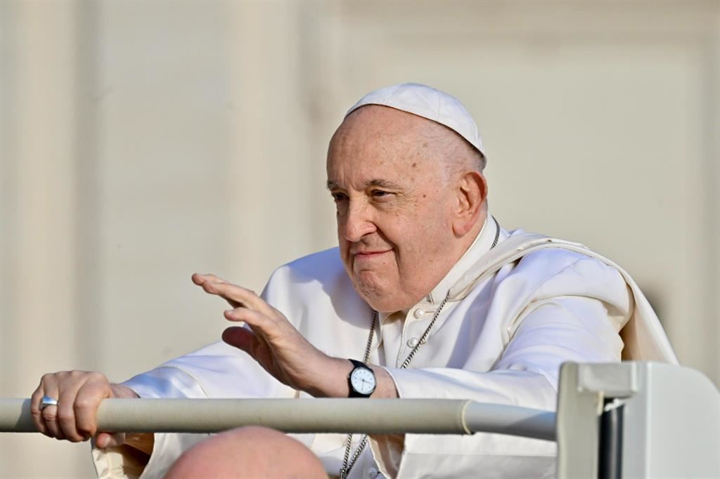Il Papa durante l'udienza generale di mercoledì 22 novembre
