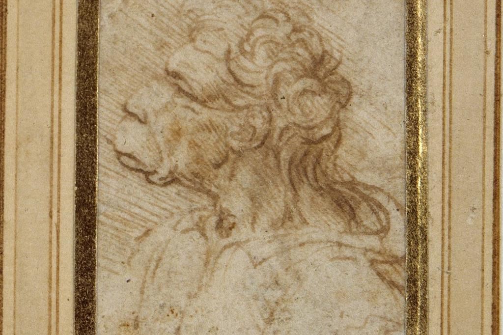 Leonardo, “Quattro teste grottesche”, 14951505 (particolare)