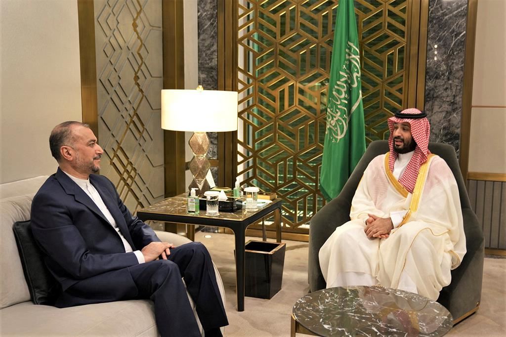 L'incontro di ieri a Gedda a Gedda tra il ministro degli Esteri iraniano, Hossein Amirabdollahian, ed il principe ereditario saudita Mohammed bin Salman