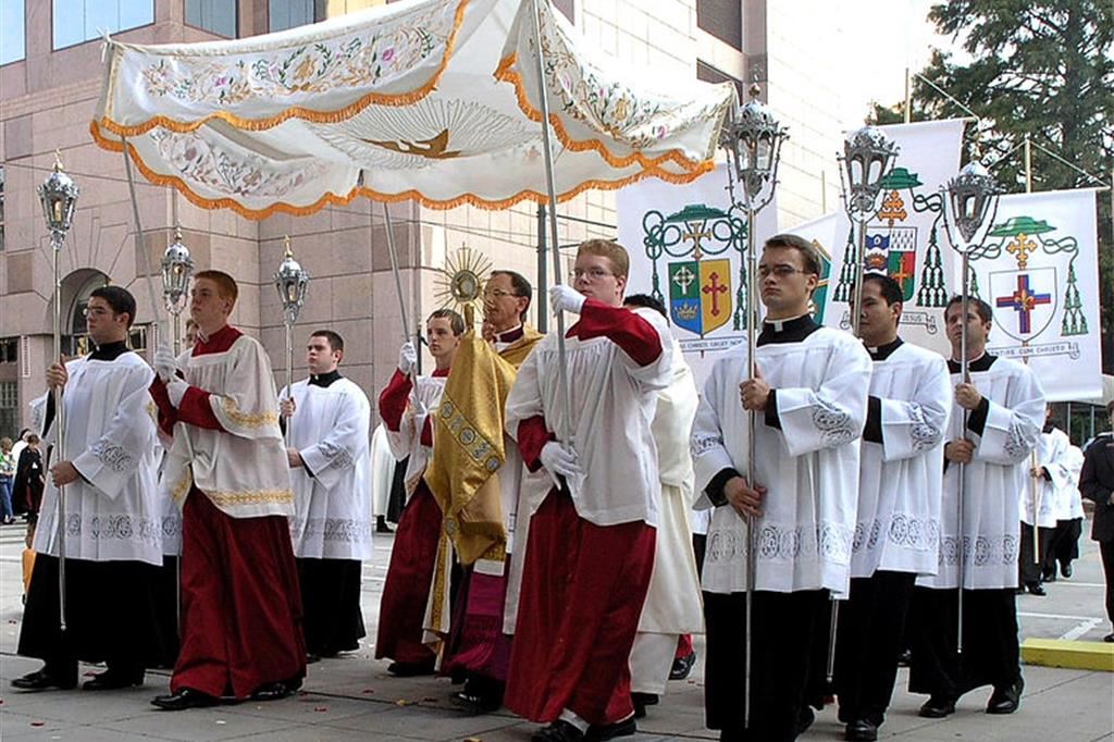 Processione eucaristica a Charlotte, North Carolina