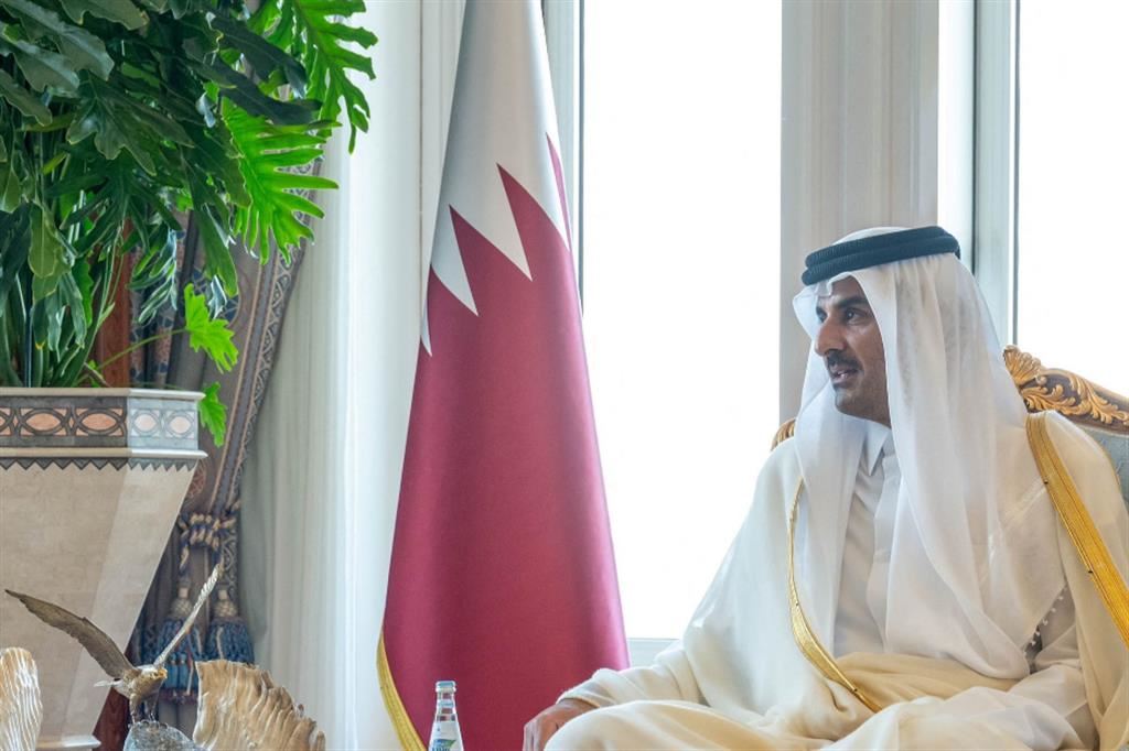 L'emiro del Qatar, lo sceicco Tamim bin Hamad al-Thani