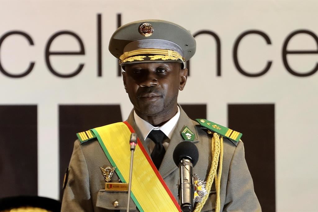 Il presidente del governo golpista, il colonnello Assimi Goita