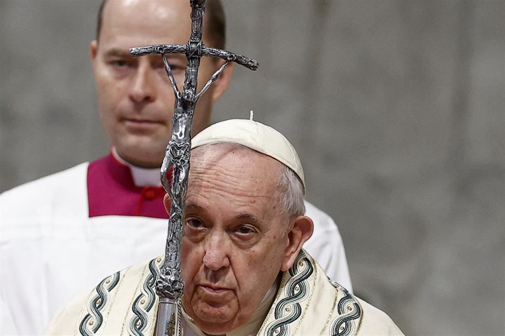 Papa Francesco alla Messa del primo gennaio