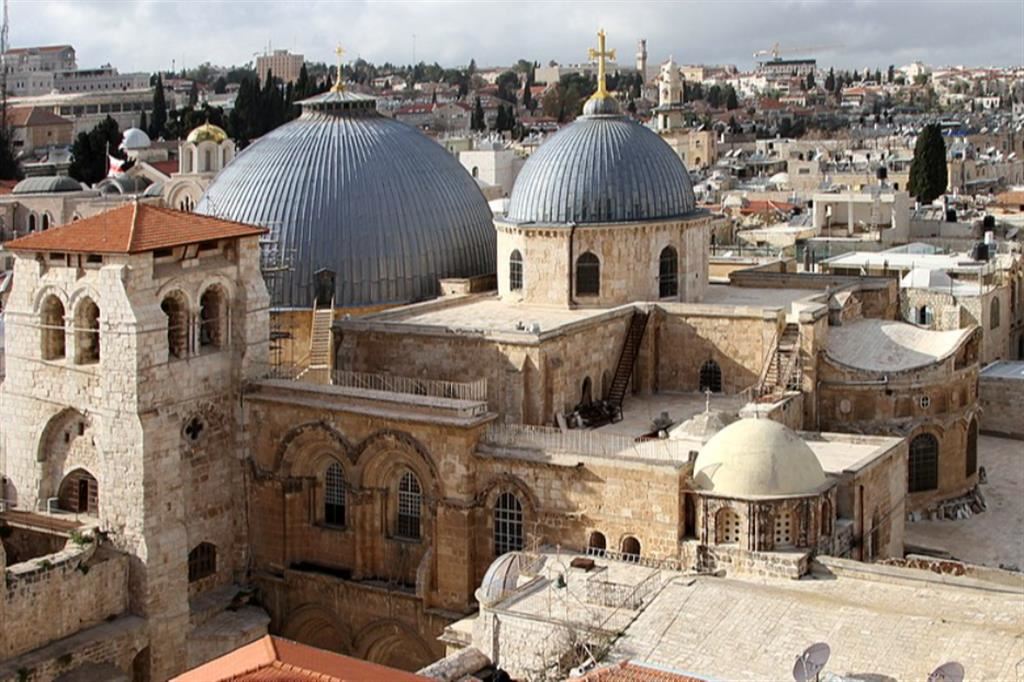 La basilica del Santo Sepolcro a Gerusalemme