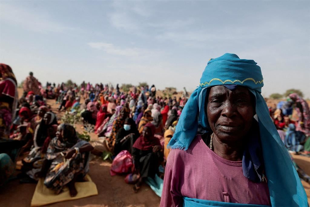 Il dramma negli occhi di una donna sudanese sfollata in Chad