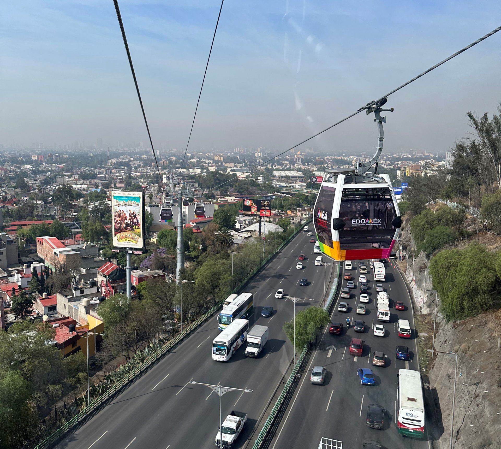 Teleférico italiano en la Ciudad de México