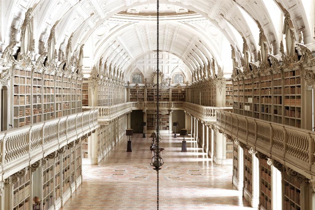 La biblioteca del Palazzo di Mafra