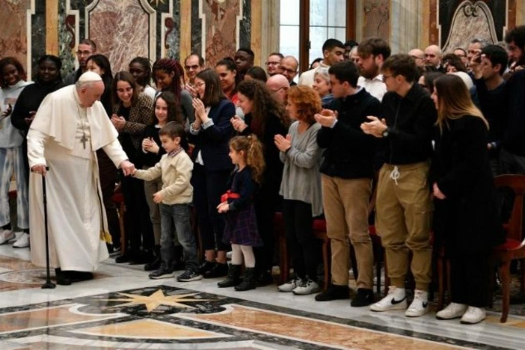 Papa Francesco ha incontrato il Sermig